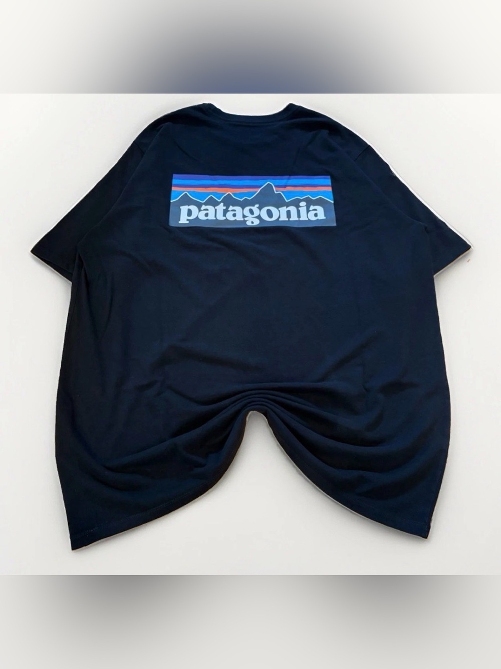 Patagonia T-Shirt Size XL Responsibli-Tee Mountains Black Regular Fit